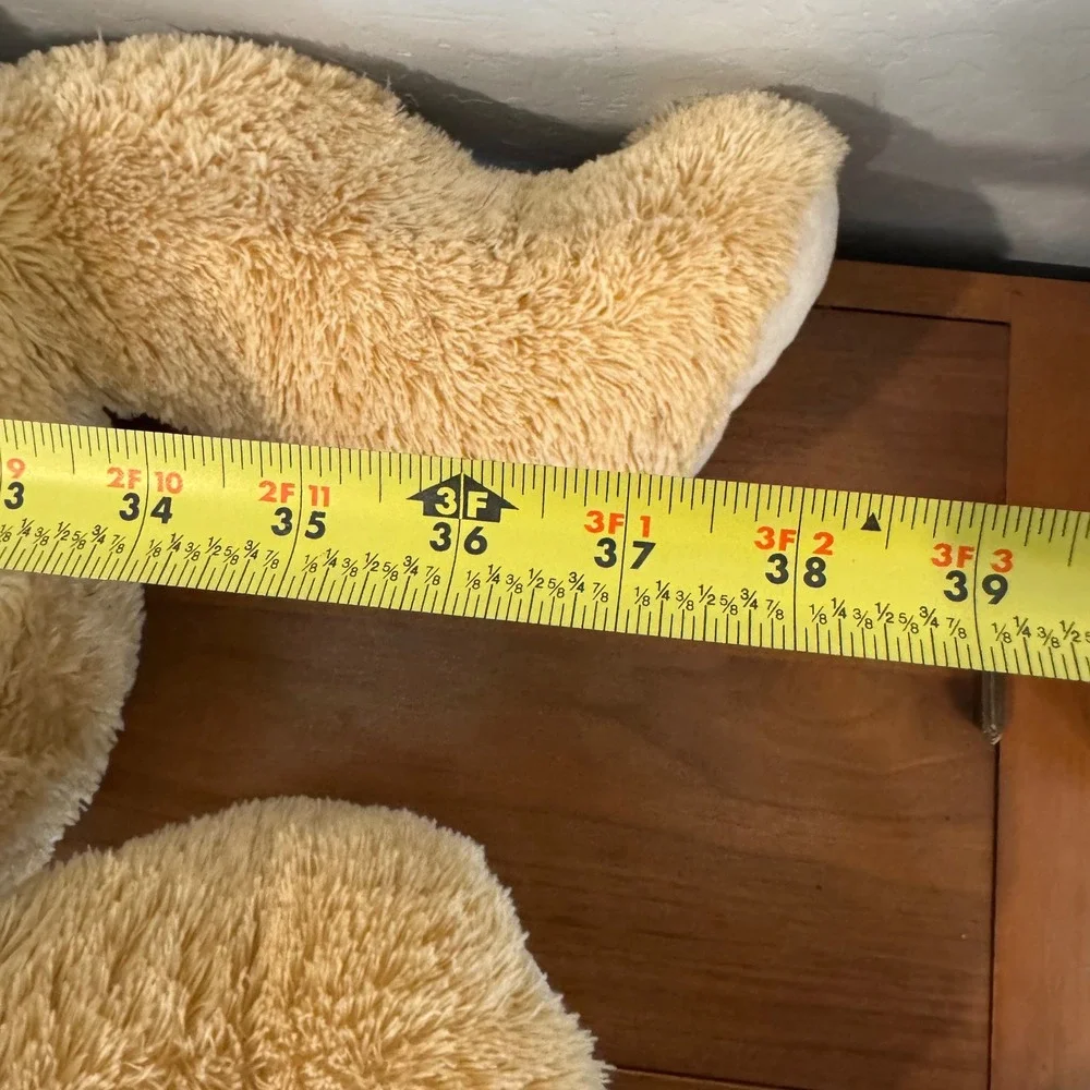 Melissa & Doug Giant Stuffed Animal Bunny Kids 37in Tan Excellent Jumbo Plush